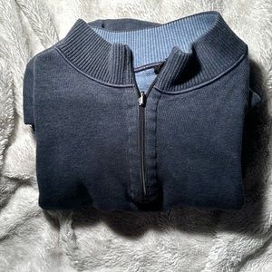reversible quarter zip